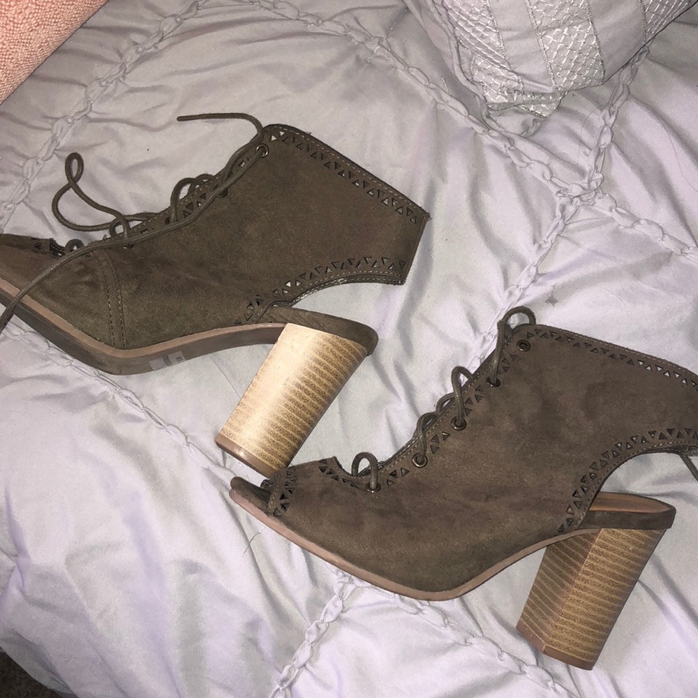Lace up heels